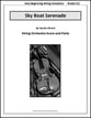 Sky Boat Serenade Orchestra sheet music cover